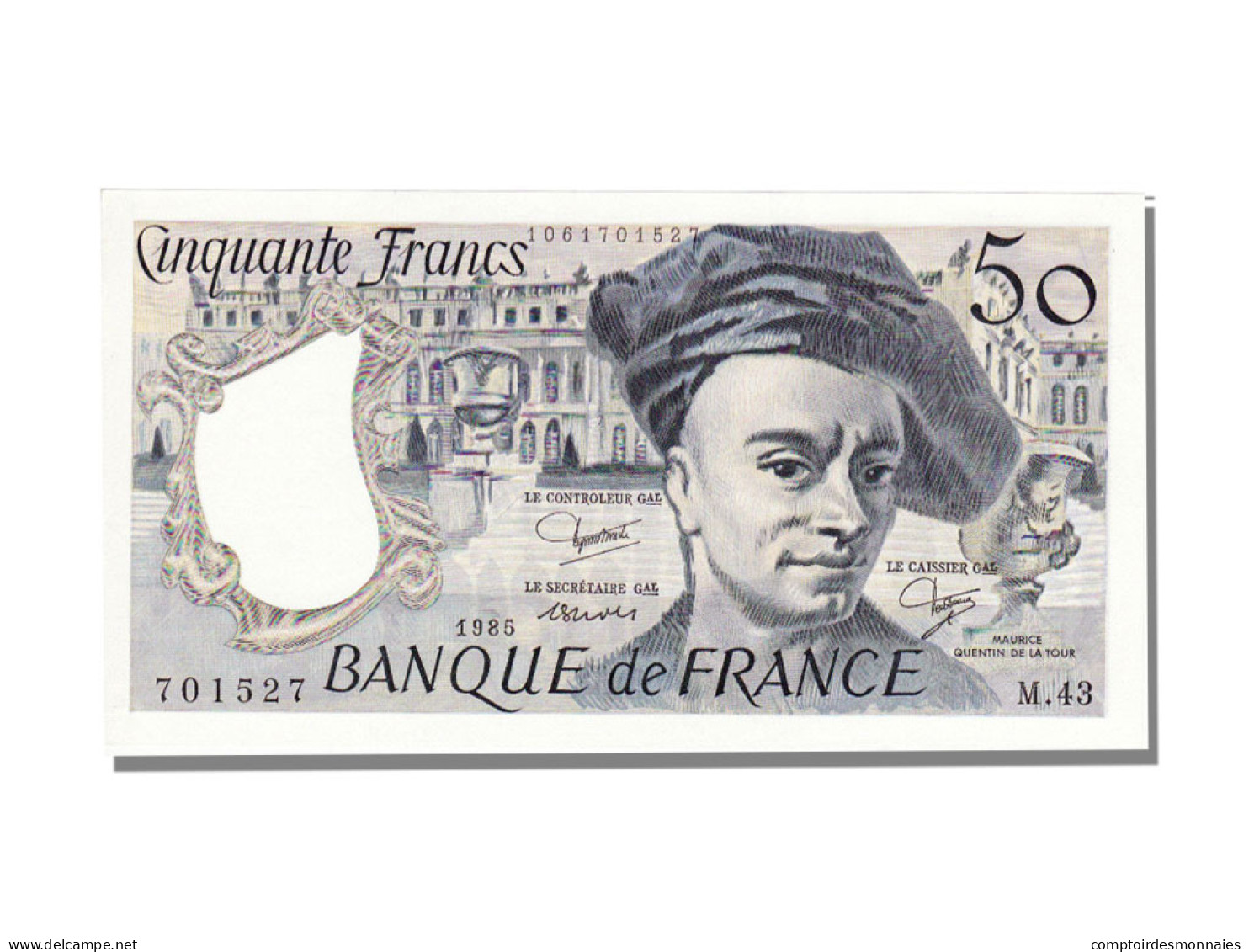 Billet, France, 50 Francs, 50 F 1976-1992 ''Quentin De La Tour'', 1985, NEUF - 50 F 1976-1992 ''Quentin De La Tour''