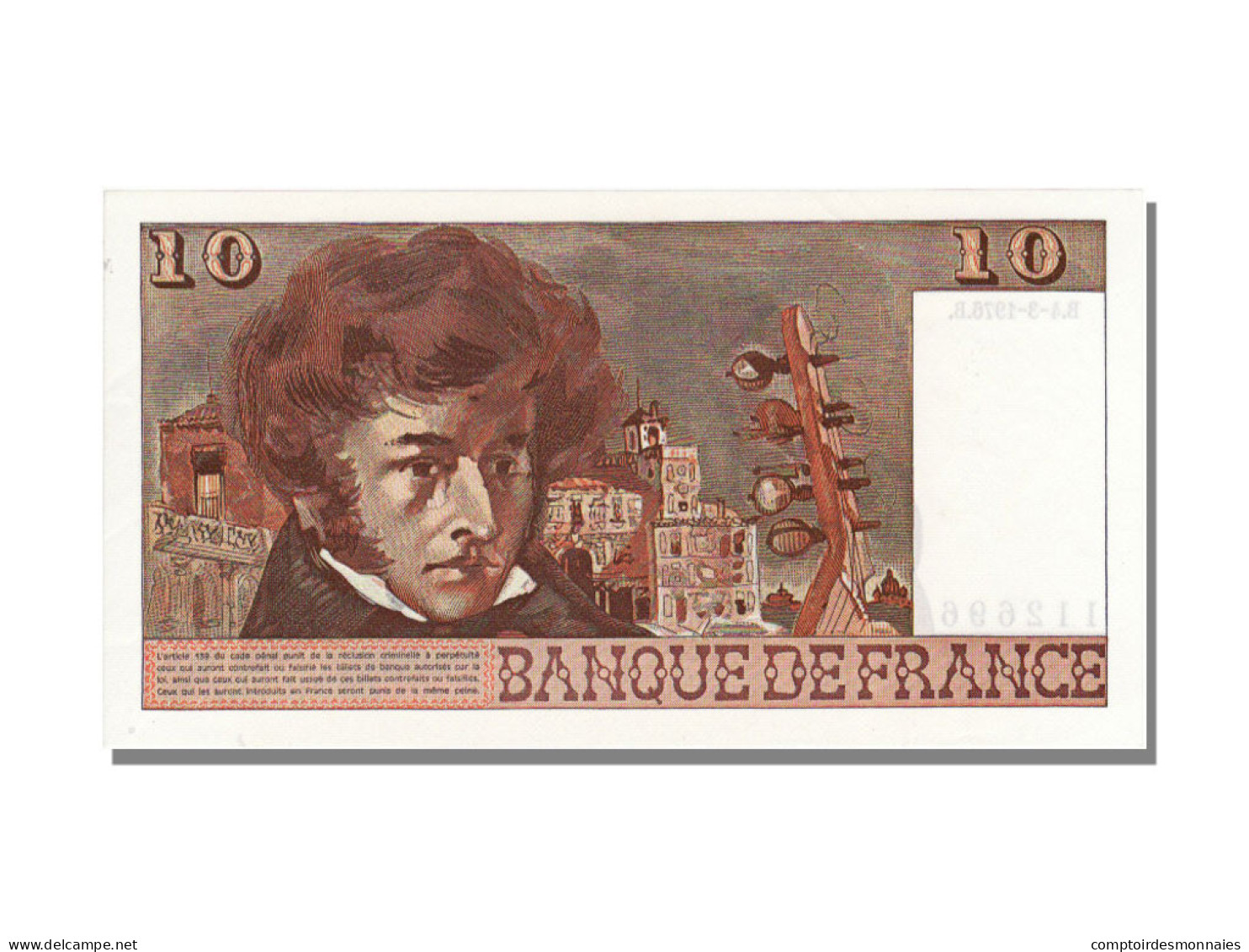 Billet, France, 10 Francs, 10 F 1972-1978 ''Berlioz'', 1976, 1976-03-04, NEUF - 10 F 1972-1978 ''Berlioz''