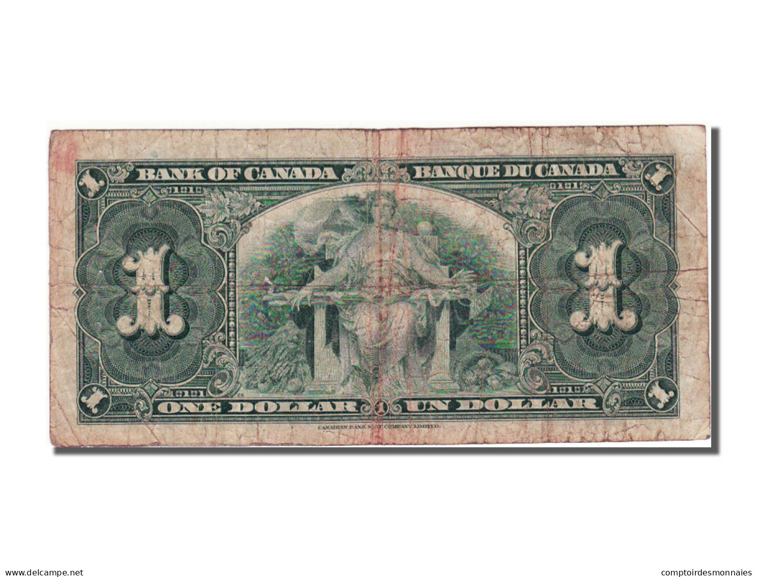 Billet, Canada, 1 Dollar, 1937, 1937-01-02, TB+ - Canada
