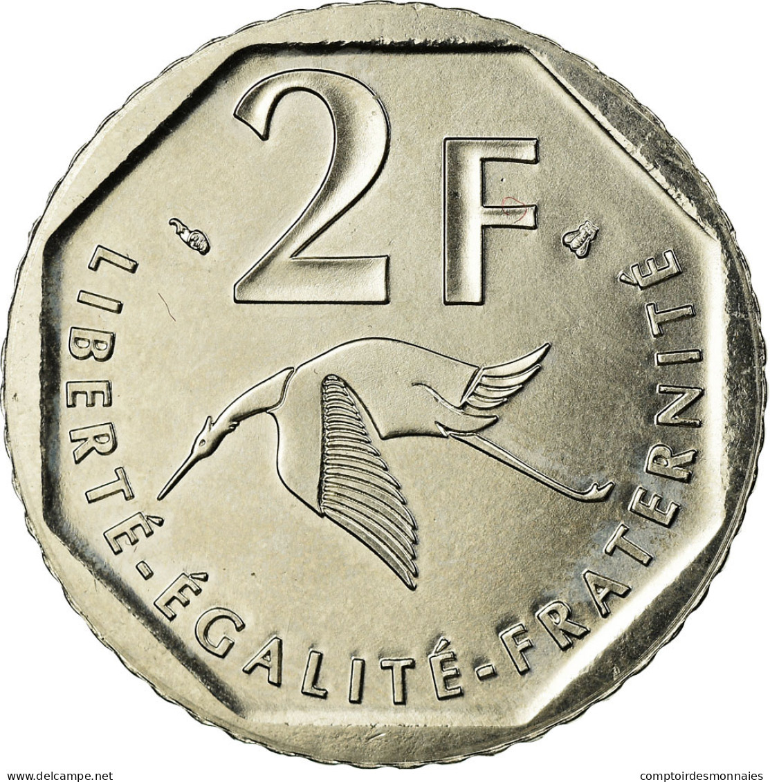 Monnaie, France, 2 Francs, 1997, FDC, Nickel, Gadoury:550 - Probedrucke