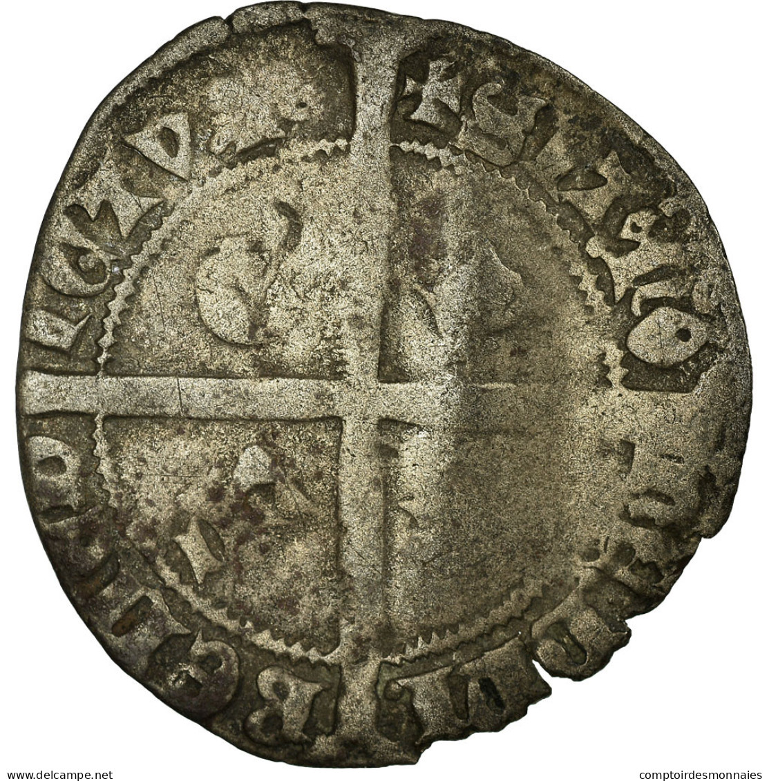 Monnaie, France, Gros, 1427, TB, Argent, Duplessy:481 - 1422-1461 Karl VII. Der Siegreiche