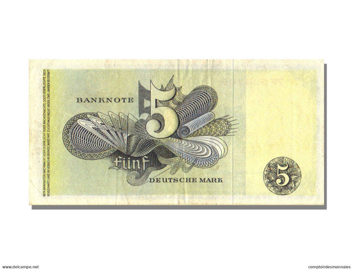 Billet, République Fédérale Allemande, 5 Deutsche Mark, 1948, 1948-12-09 - 5 Deutsche Mark