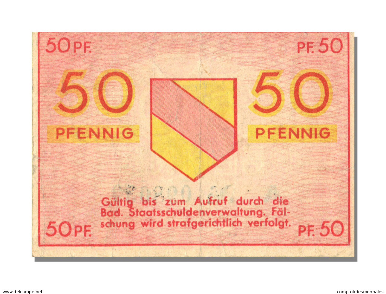 Billet, Allemagne, 50 Pfennig, 1947, SPL - Otros & Sin Clasificación