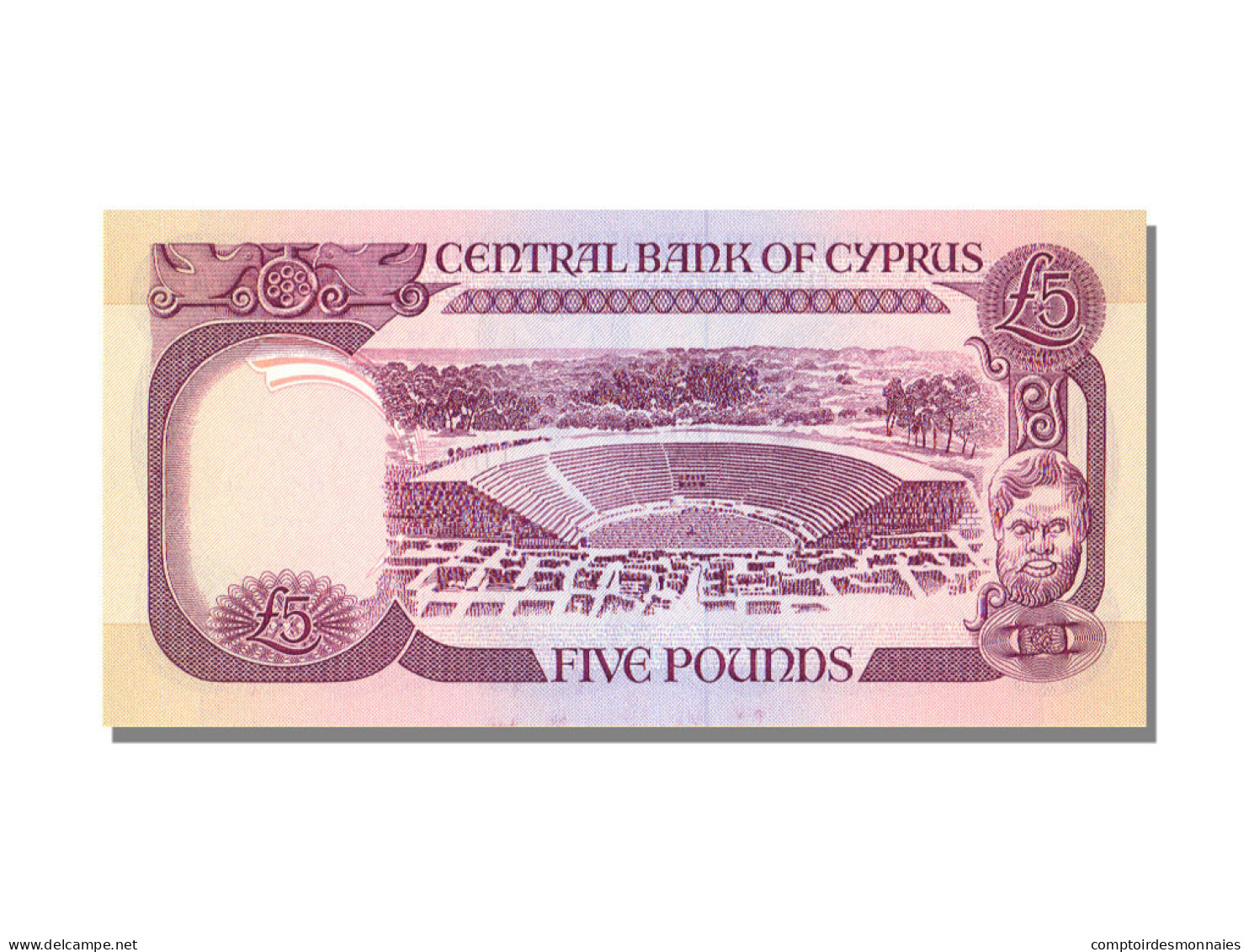 Billet, Chypre, 5 Pounds, 1990, NEUF - Cyprus