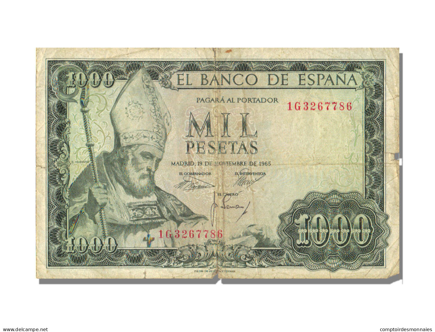 Billet, Espagne, 1000 Pesetas, 1965, 1965-11-19, TB - 1000 Pesetas