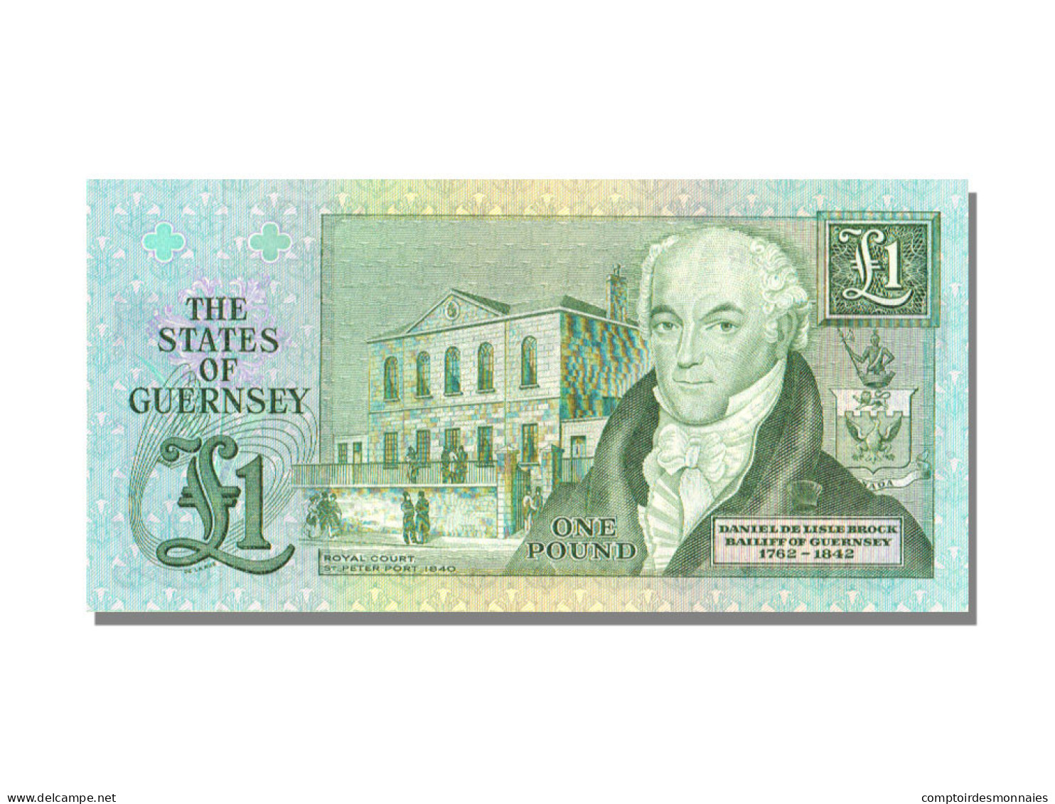 Billet, Guernsey, 1 Pound, NEUF - Guernesey