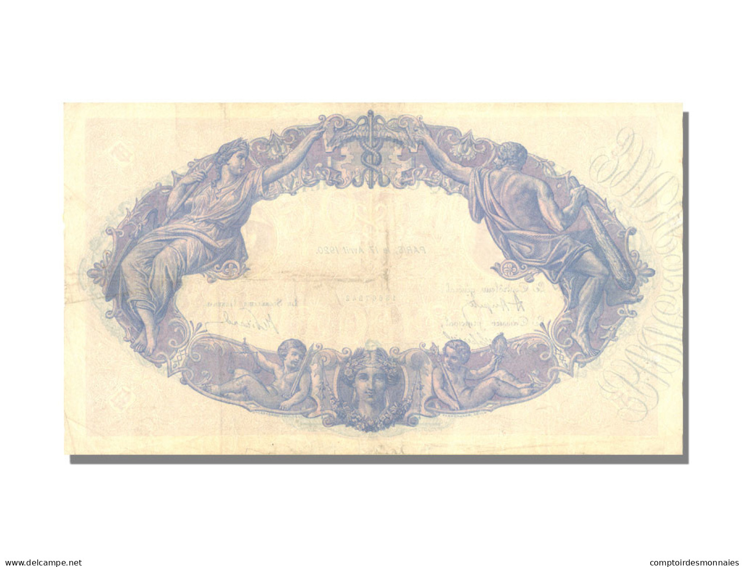 Billet, France, 500 Francs, 500 F 1888-1940 ''Bleu Et Rose'', 1920, 1920-04-17 - 500 F 1888-1940 ''Bleu Et Rose''