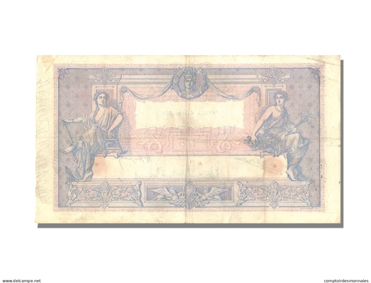 Billet, France, 1000 Francs, 1 000 F 1889-1926 ''Bleu Et Rose'', 1923 - 1 000 F 1889-1926 ''Bleu Et Rose''