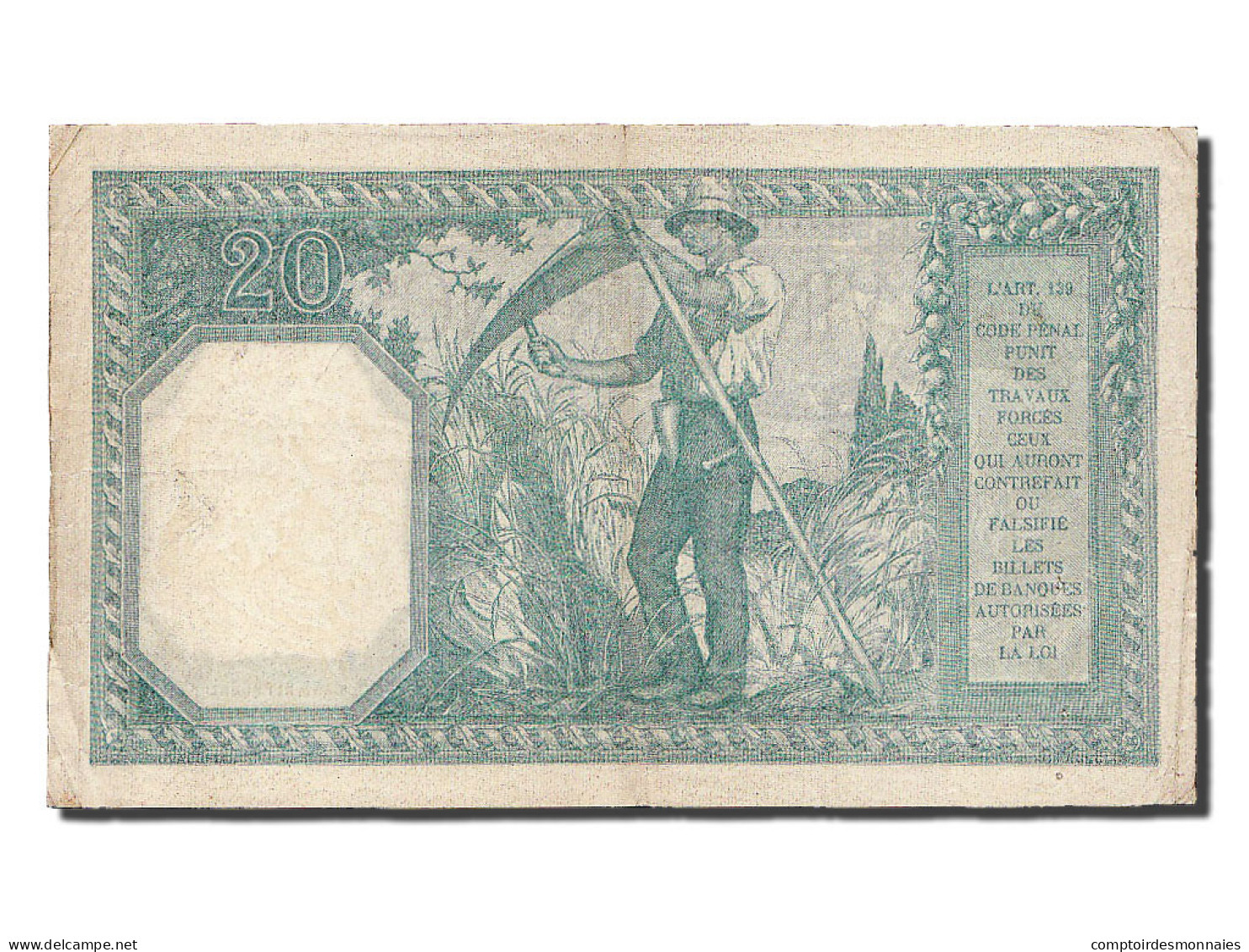 Billet, France, 20 Francs, 20 F 1916-1919 ''Bayard'', 1916, 1916-07-20, SUP - 20 F 1916-1919 ''Bayard''