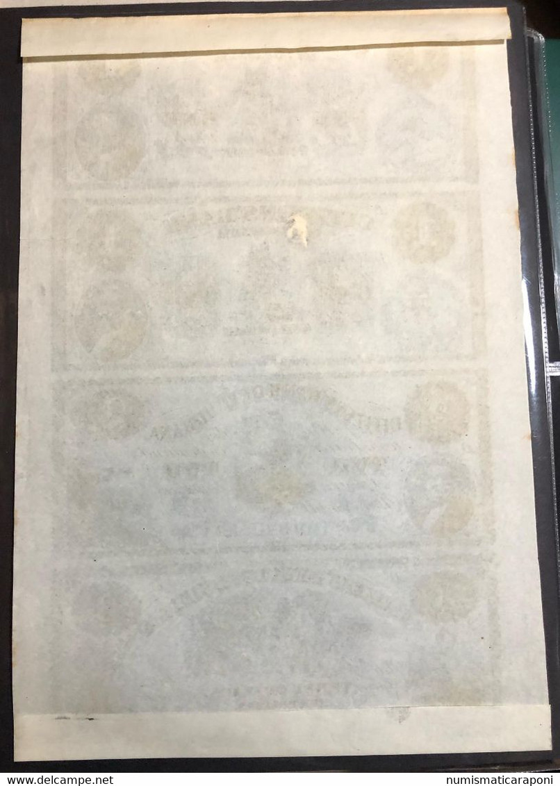 Citizens Bank Of Louisiana  Uncut Sheet $1/1/2/3 American Bank Note U.S.A. Usa Lotto.3106 - Billets Des États-Unis (1862-1923)