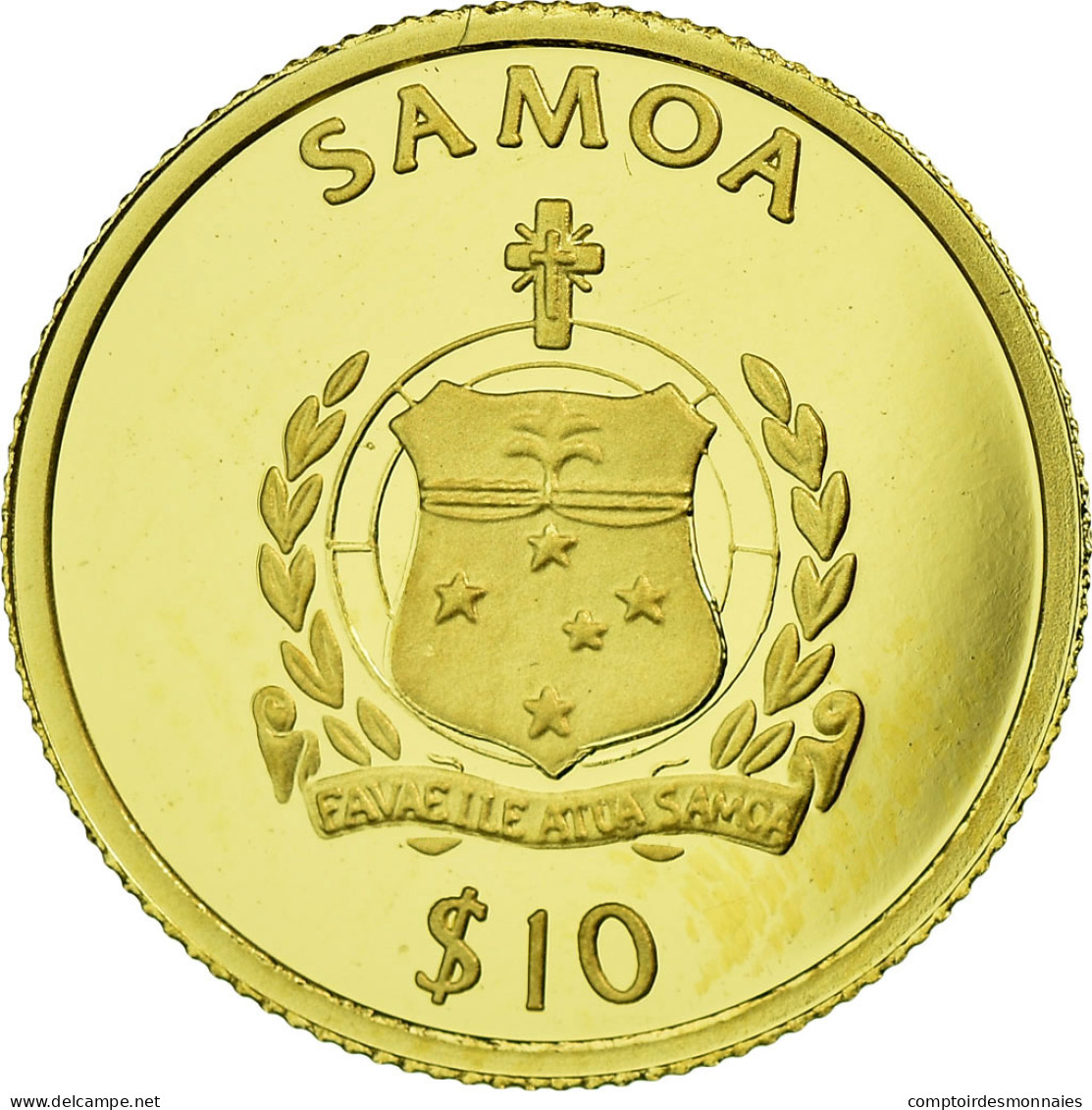 Monnaie, Samoa, 10 Dollars, 2006, FDC, Or - Samoa