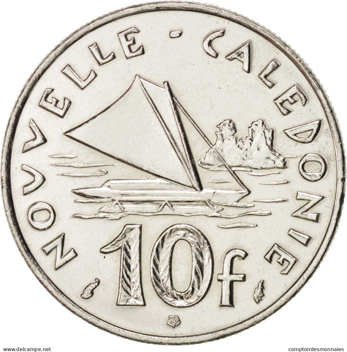 Monnaie, Nouvelle-Calédonie, 10 Francs, 1990, Paris, FDC, Nickel, KM:11 - Neu-Kaledonien