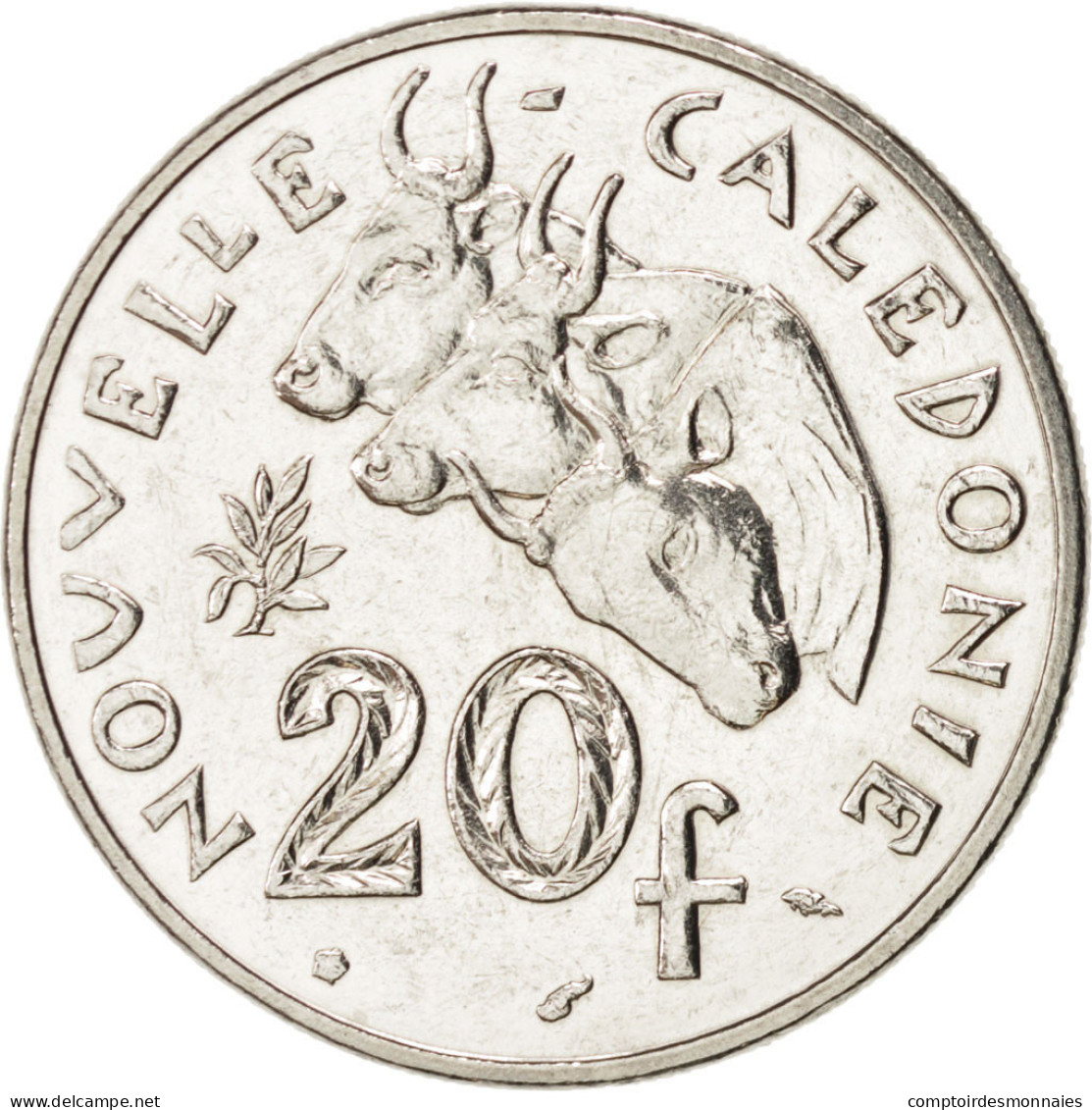 Monnaie, Nouvelle-Calédonie, 20 Francs, 1990, Paris, SPL+, Nickel, KM:12 - Neu-Kaledonien