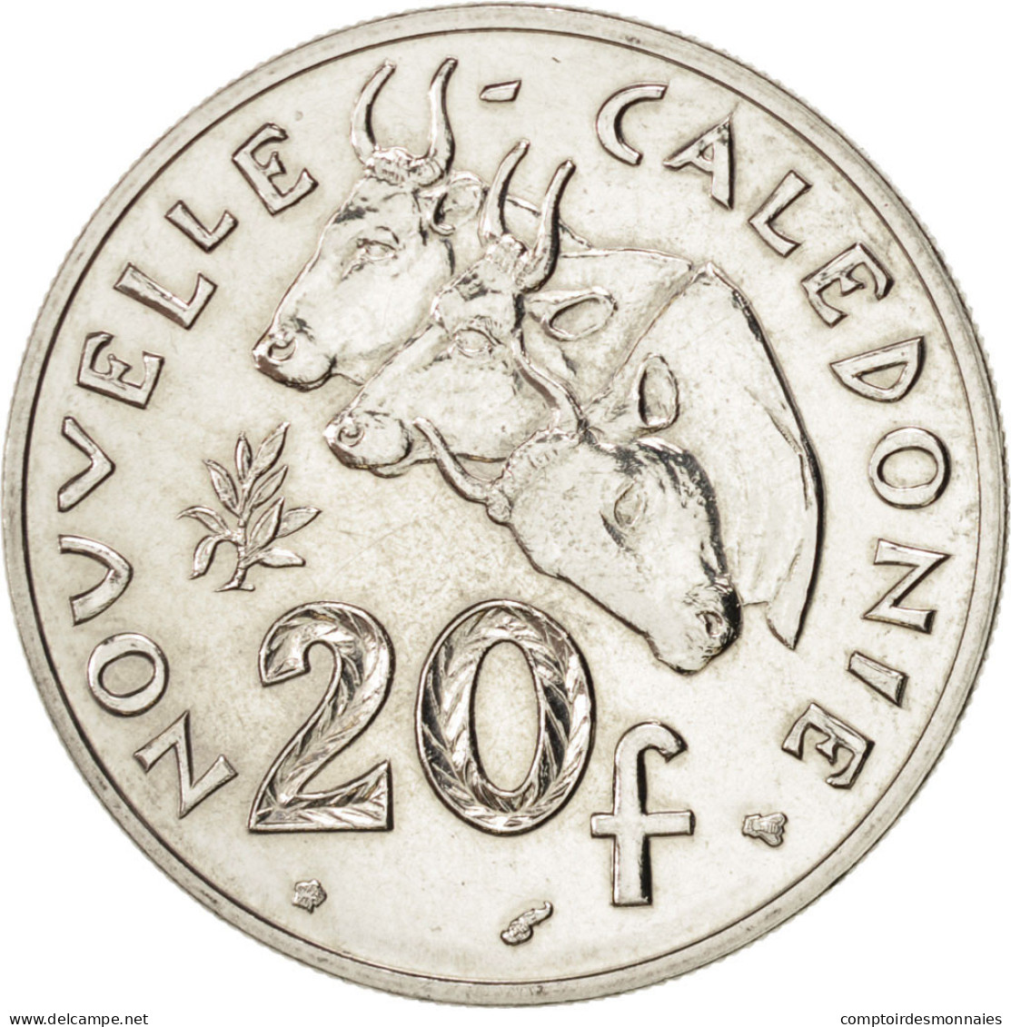Monnaie, Nouvelle-Calédonie, 20 Francs, 1996, Paris, FDC, Nickel, KM:12 - Neu-Kaledonien