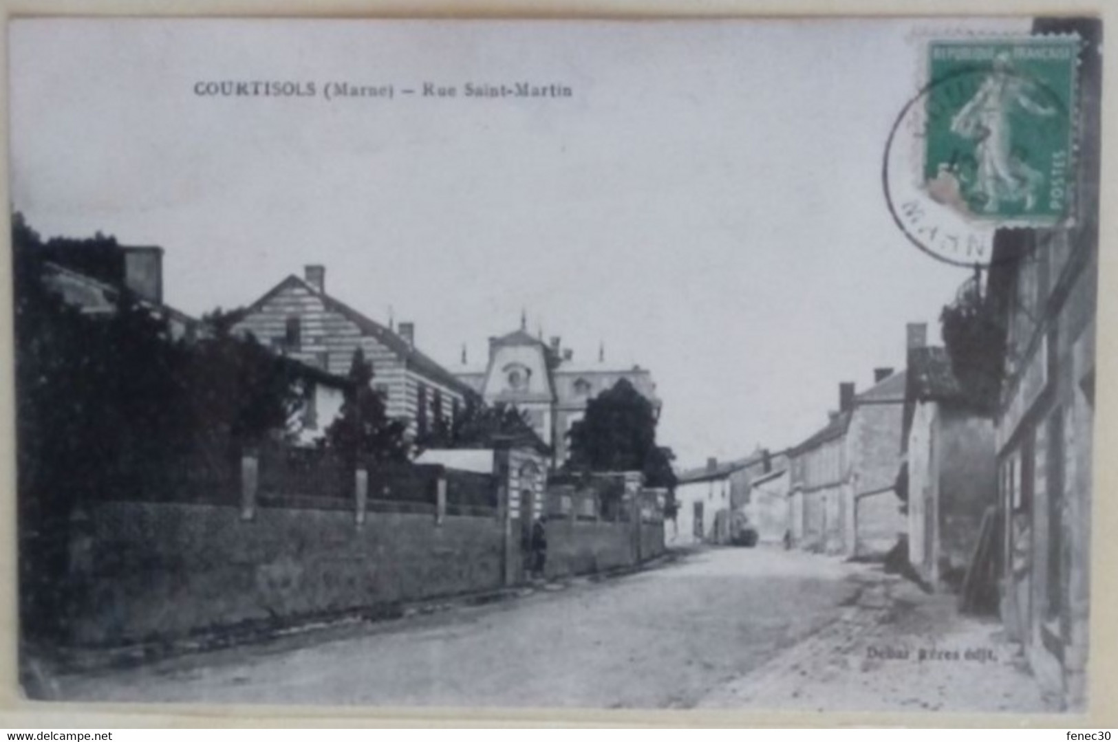 51 / Courtisol (Marne) Rue Saint Martin - Courtisols