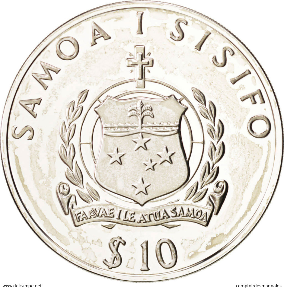 Monnaie, Samoa, 10 Tala, 1993, FDC, Argent, KM:97 - Samoa