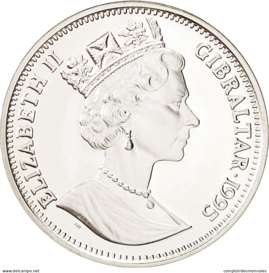 Monnaie, Gibraltar, Elizabeth II, 14 Ecus, 1995, FDC, Argent, KM:495 - Gibraltar