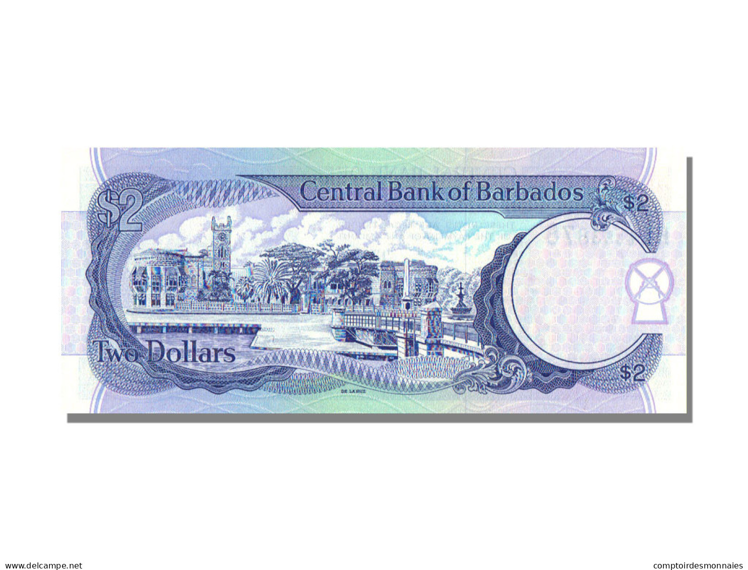 Billet, Barbados, 2 Dollars, KM:42, NEUF - Barbades