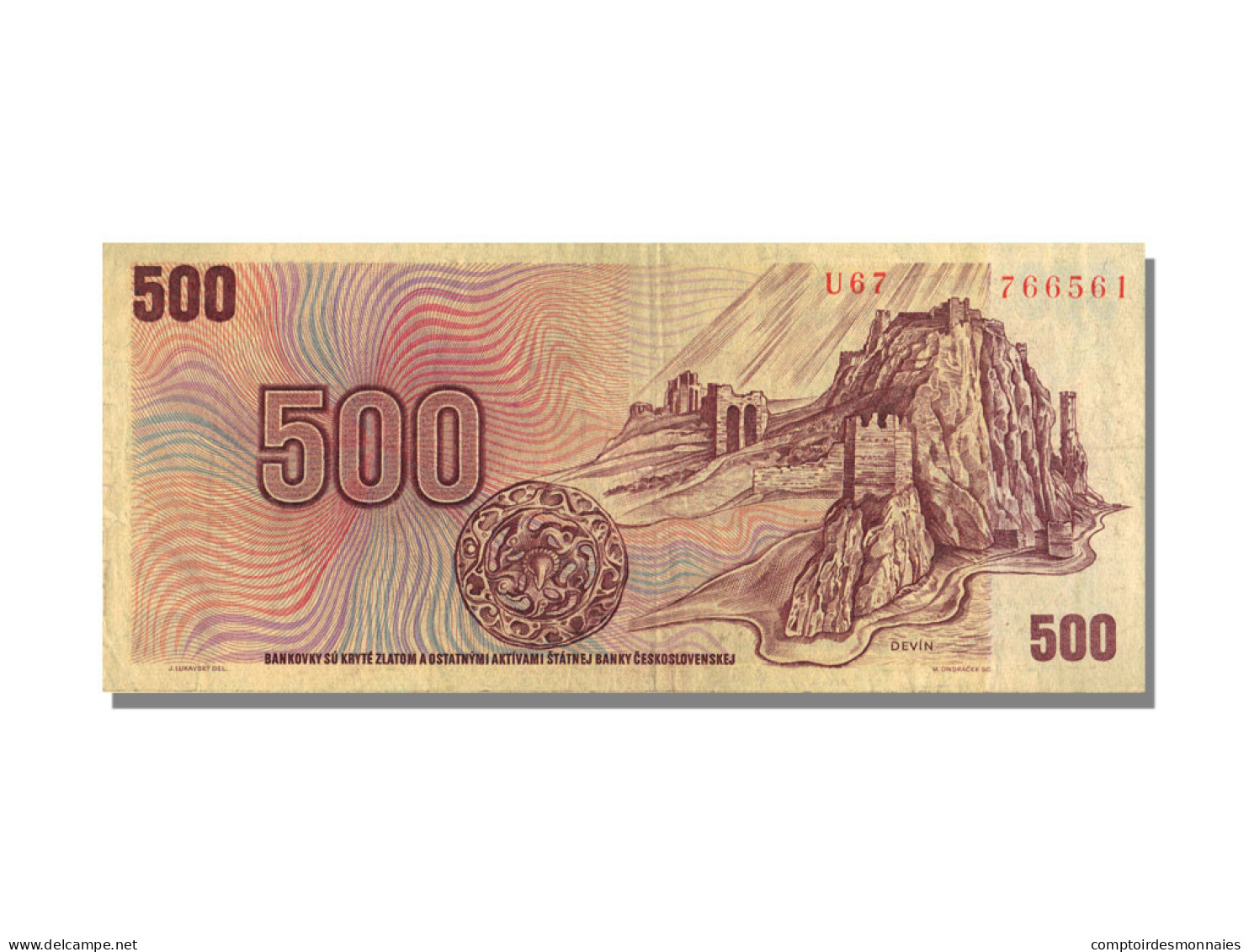 Billet, Tchécoslovaquie, 500 Korun, 1973, SUP - Cecoslovacchia