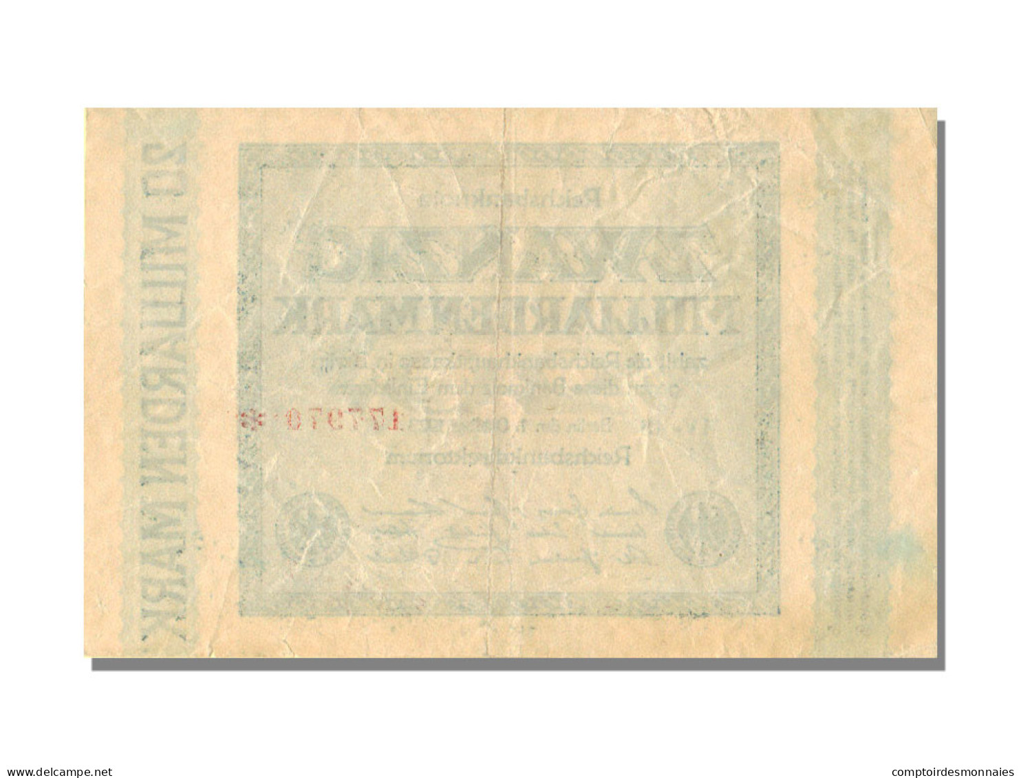 Billet, Allemagne, 20 Milliarden Mark, 1923, 1923-10-01, KM:118a, SUP - Reichsschuldenverwaltung