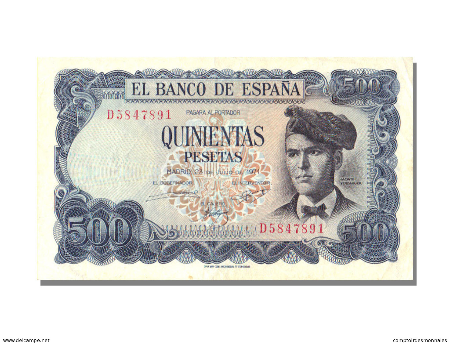 Billet, Espagne, 500 Pesetas, 1971, 1971-07-23, KM:153a, SUP+ - 500 Peseten