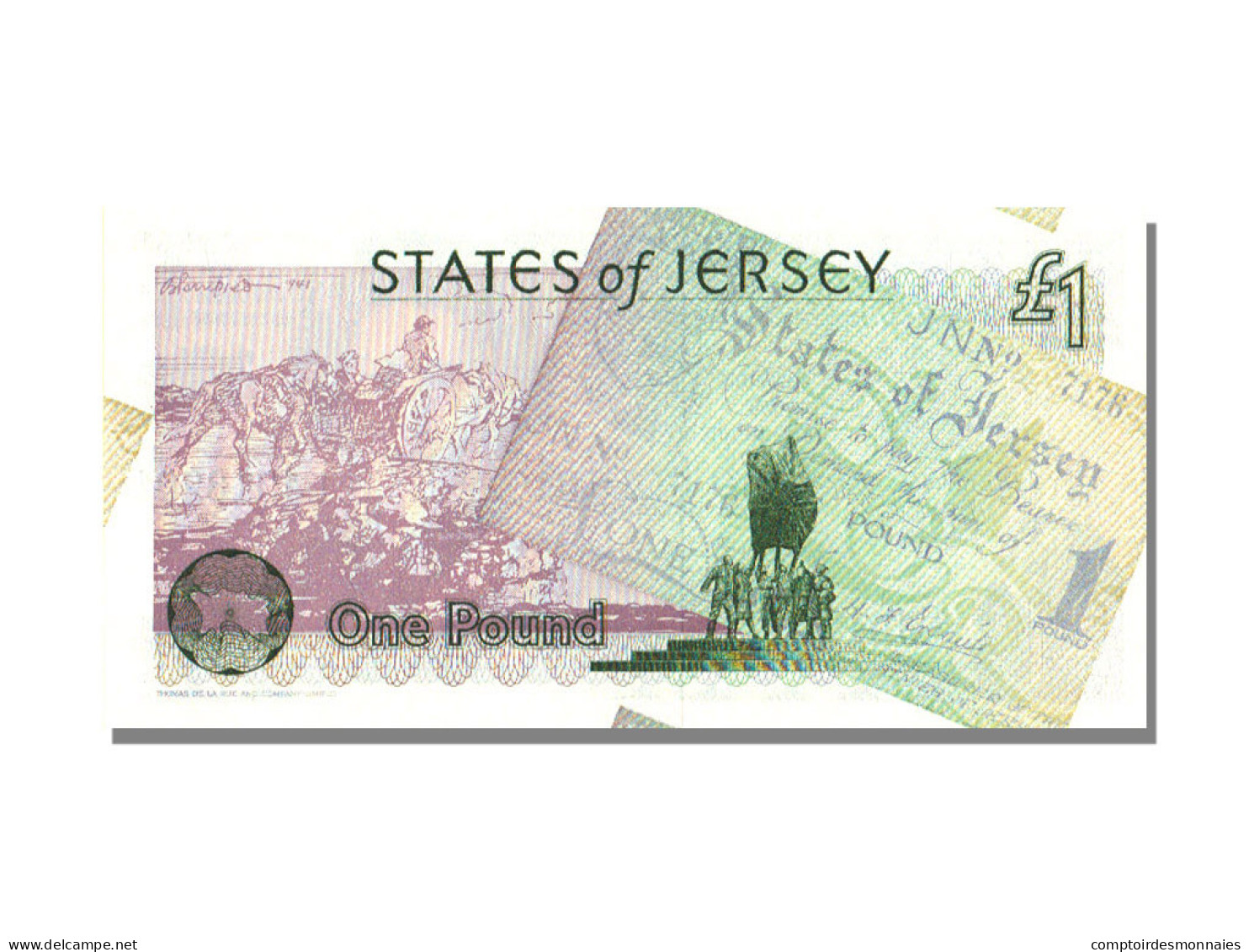 Billet, Jersey, 1 Pound, 1995, 1995-05-09, KM:25a, NEUF - Jersey