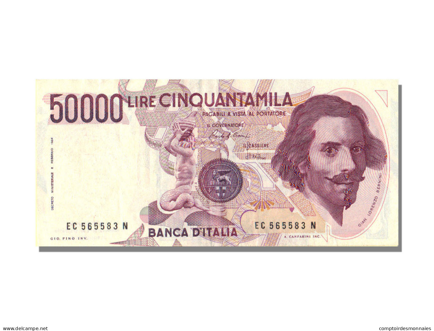 Billet, Italie, 50,000 Lire, 1984, 1984-02-06, NEUF - 500000 Liras