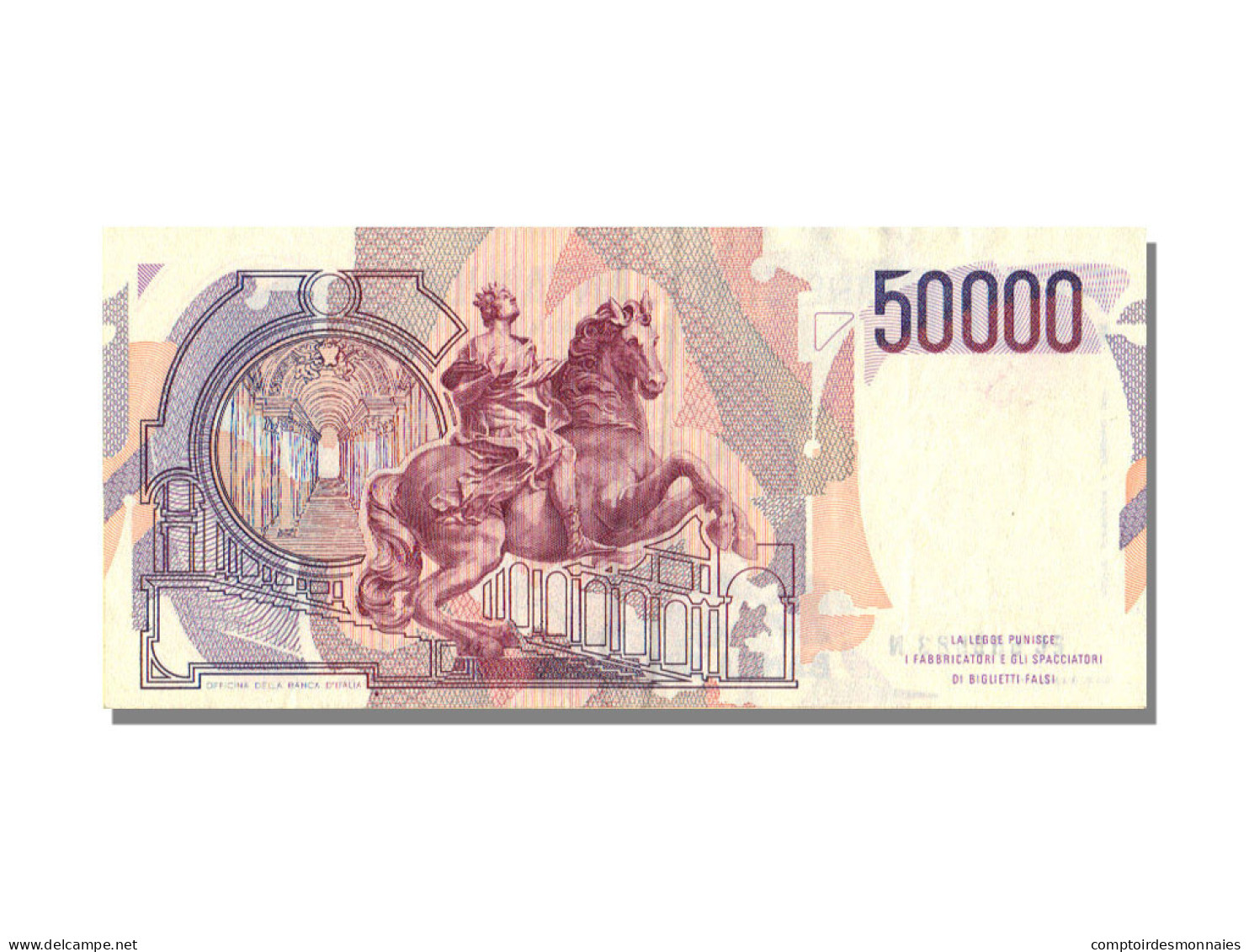 Billet, Italie, 50,000 Lire, 1984, 1984-02-06, NEUF - 500000 Lire
