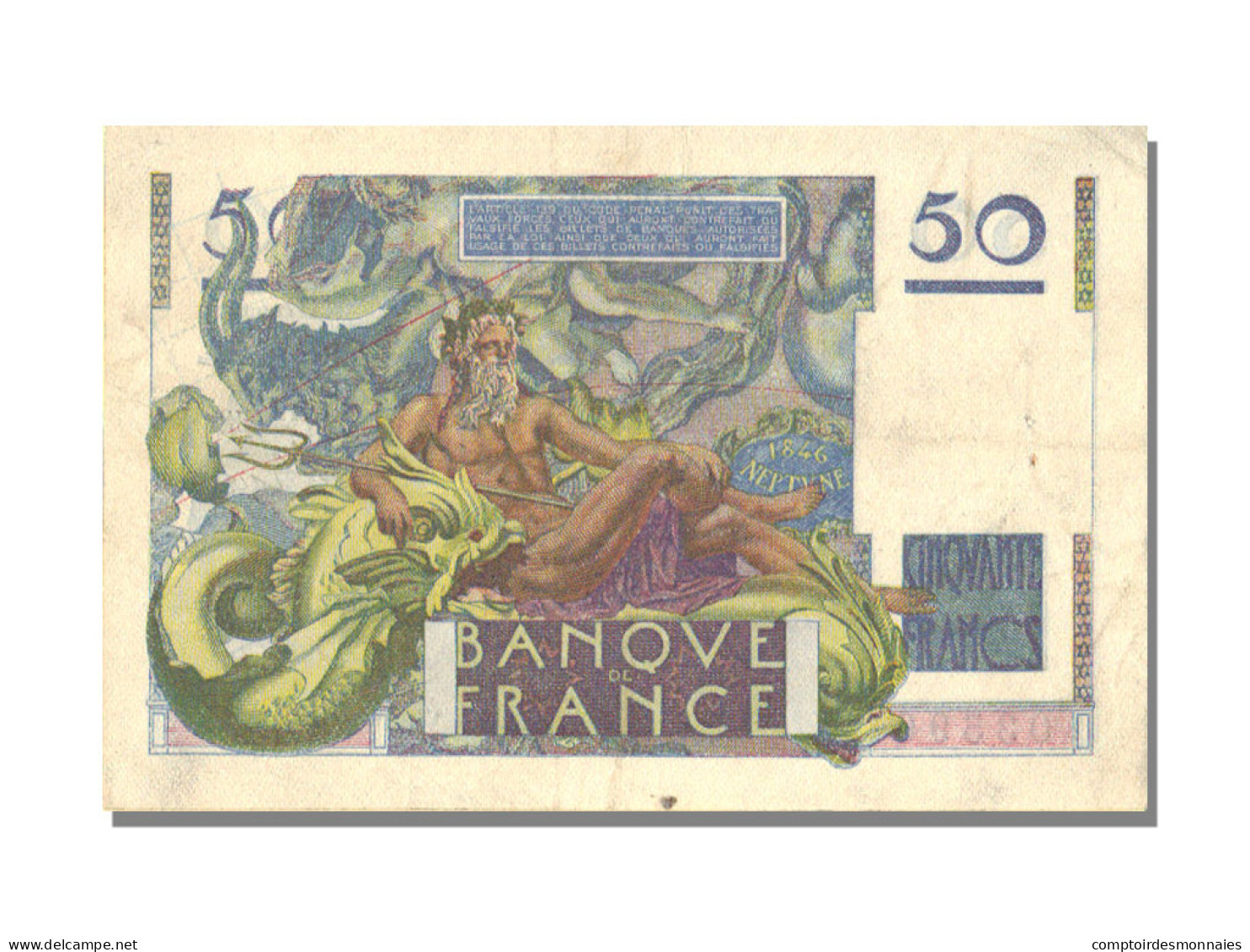 50 Francs Type Le Verrier - 50 F 1946-1951 ''Le Verrier''