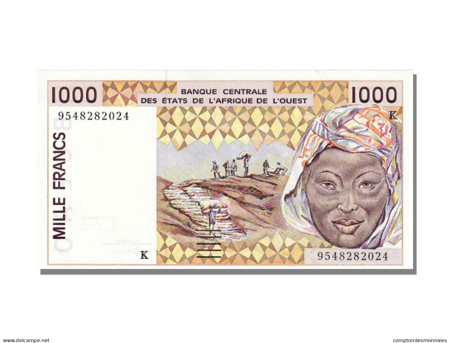 Billet, West African States, 1000 Francs, 1995, NEUF - Senegal