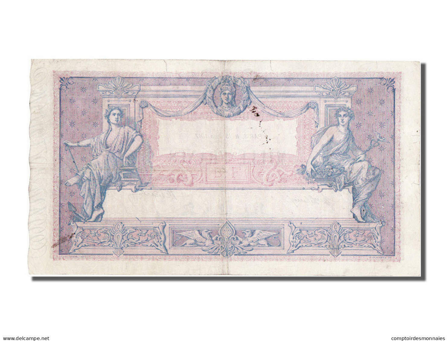 Billet, France, 1000 Francs, 1 000 F 1889-1926 ''Bleu Et Rose'', 1917 - 1 000 F 1889-1926 ''Bleu Et Rose''