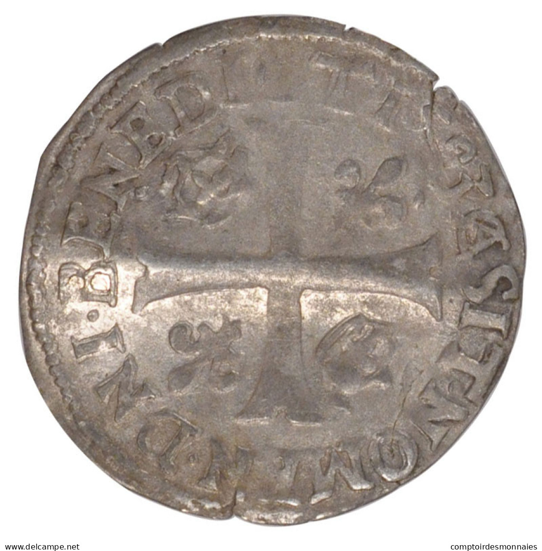 Monnaie, France, Douzain, 1593, Riom, TTB, Argent, Sombart:4414 - Sonstige & Ohne Zuordnung