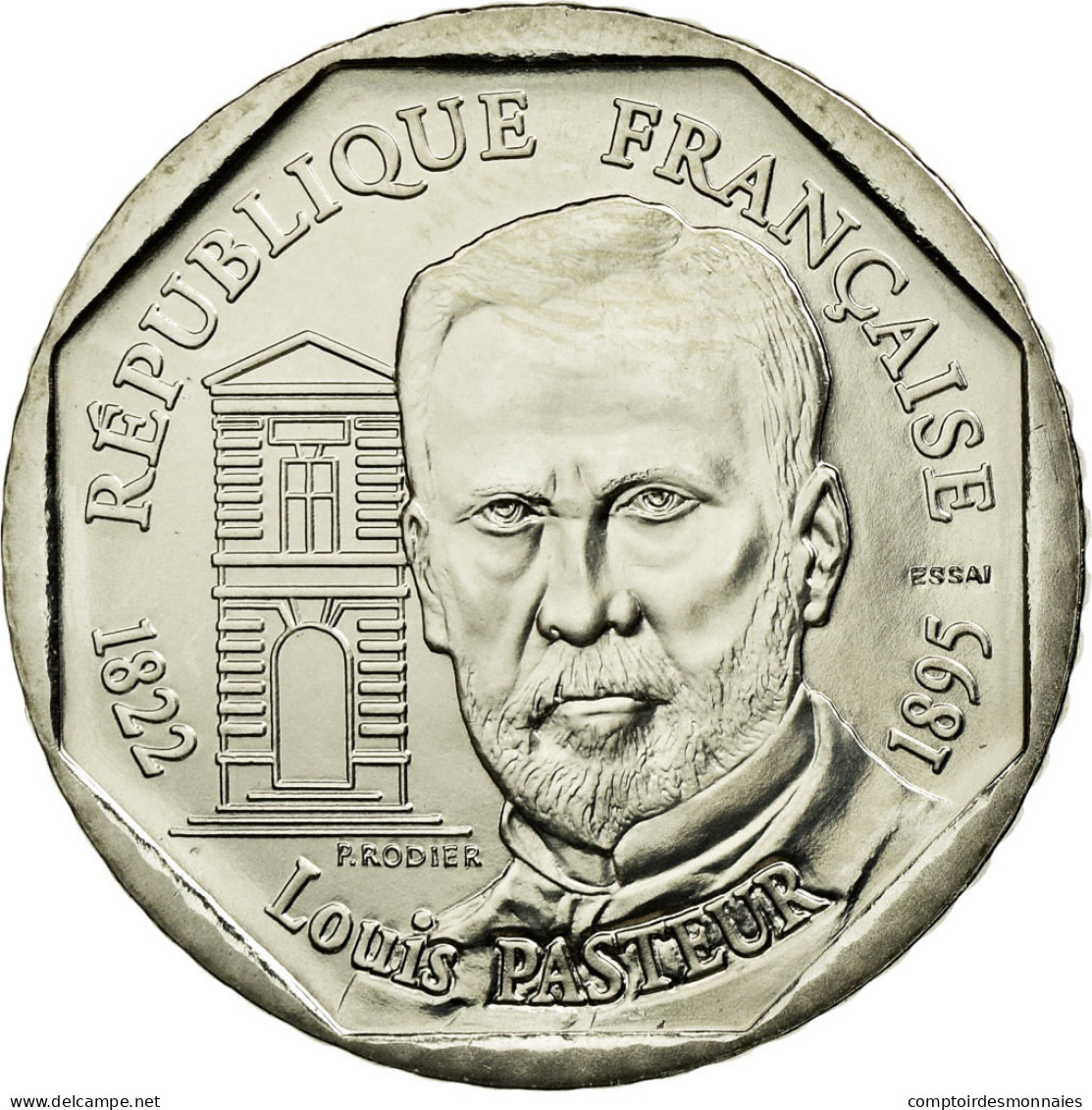 Monnaie, France, 2 Francs, 1995, FDC, Nickel, KM:1119, Gadoury:549 - Essais, Piéforts, épreuves & Flans Brunis