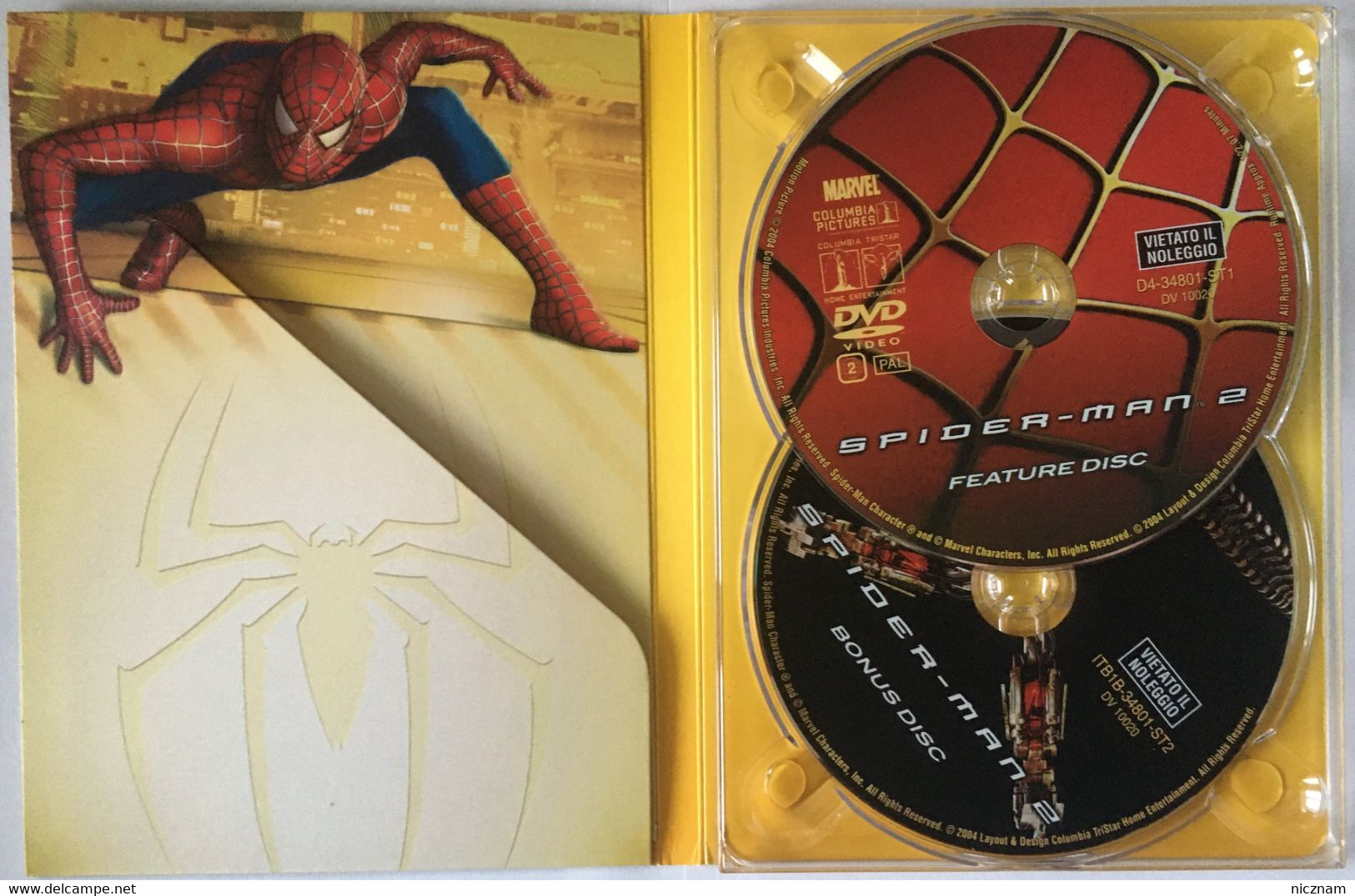 DVD SPIDERMAN 2 - Collector's Limited Edition (Version IT) - Tirage limité - Exemplaire no 162