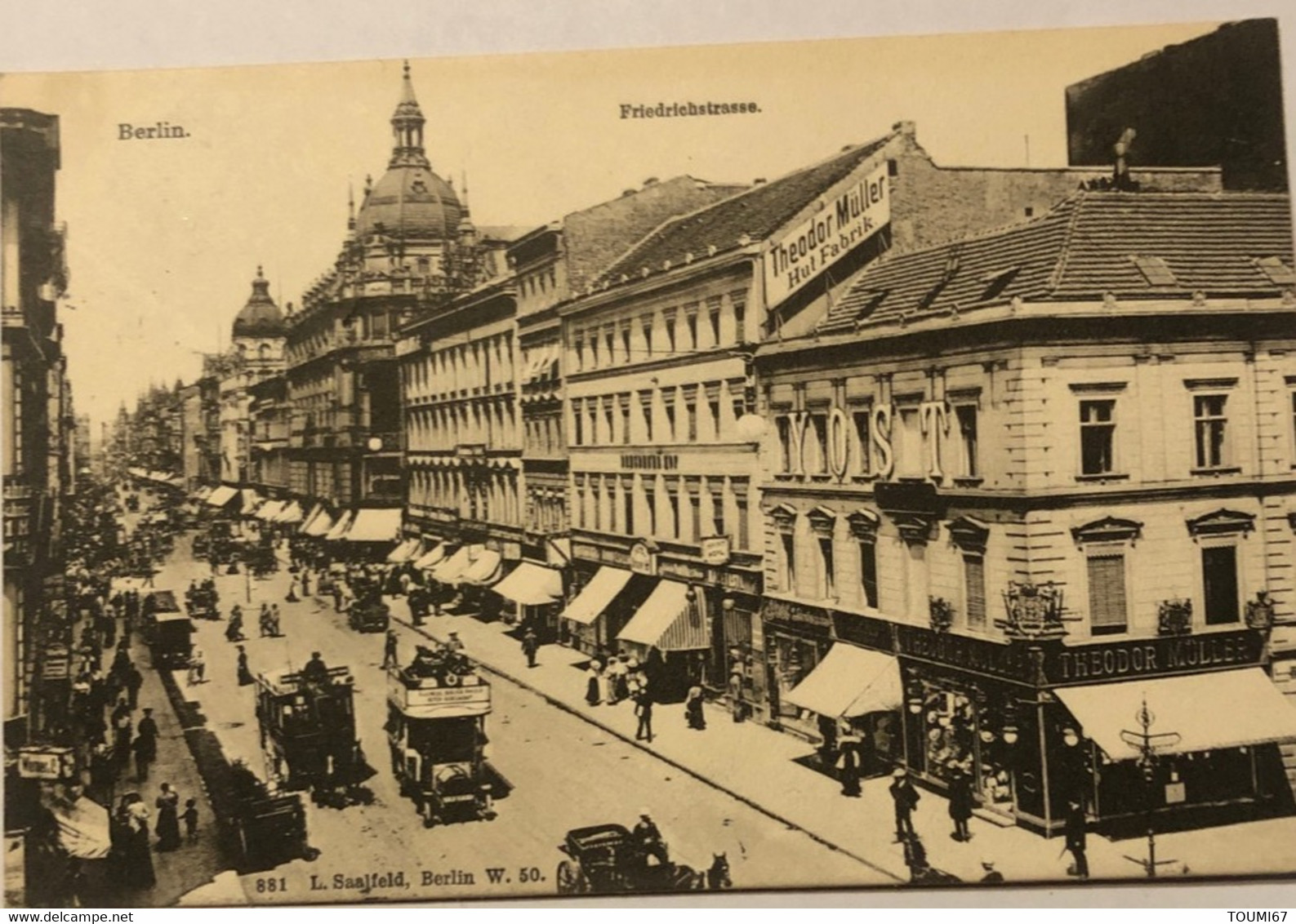 Cpa BERLIN.—FRIEDRICHSTRASSE - Friedrichshain