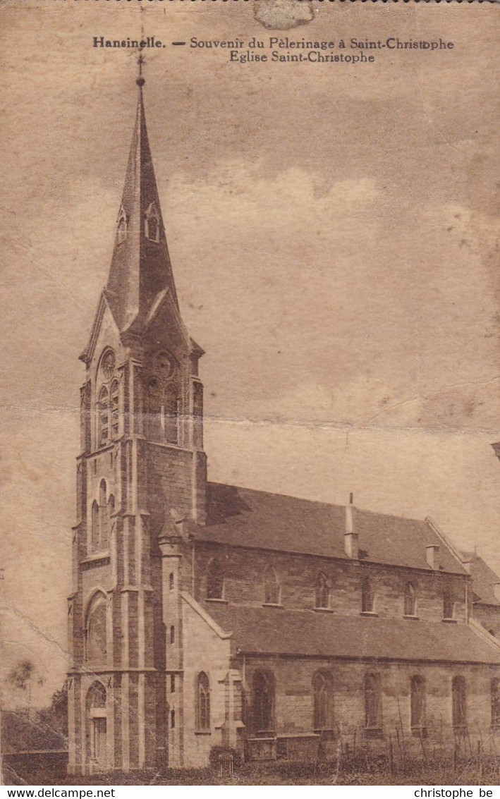 Hansinelle Hanzinelle, Souvenir Du Pélerinage à Saint Christophe, Eglise (pk78440) - Florennes