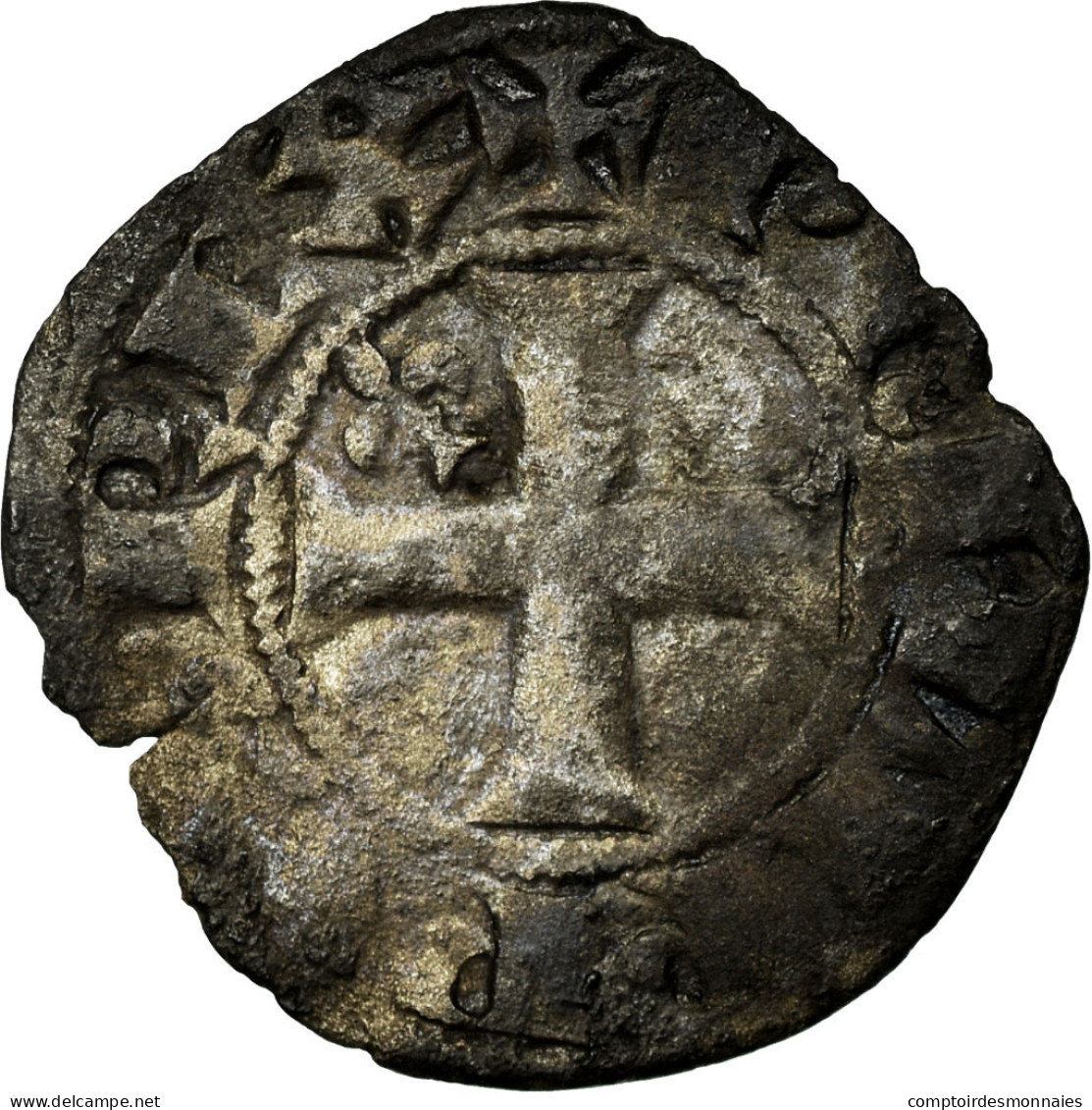 Monnaie, France, Double Tournois, TB+, Billon, Duplessy:229 - 1285-1314 Filips IV De Schone