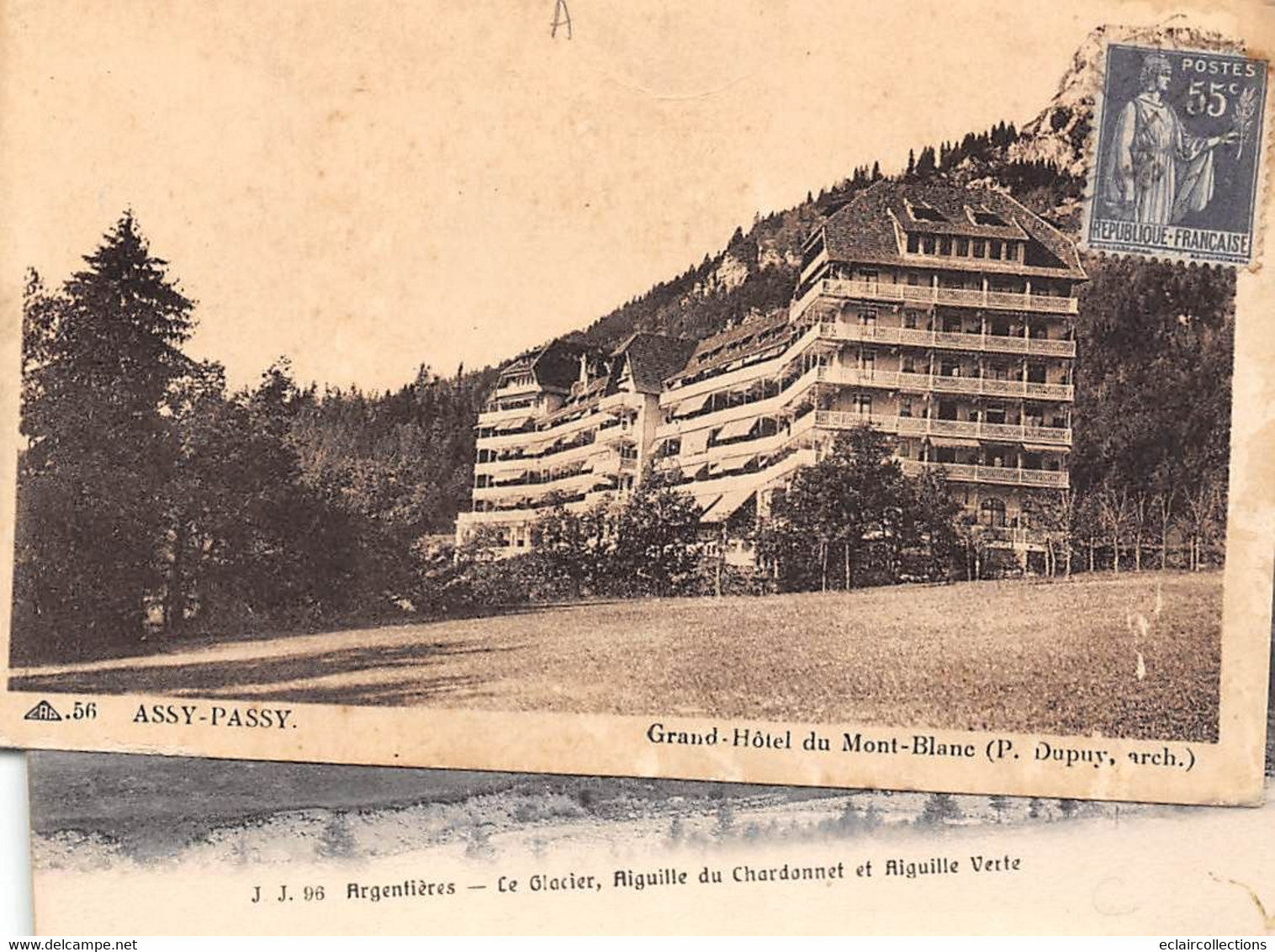 Assy-Passy           74           Le Grand Hôtel Du Mont-Blanc   N° 56        (voir Scan) - Sonstige & Ohne Zuordnung