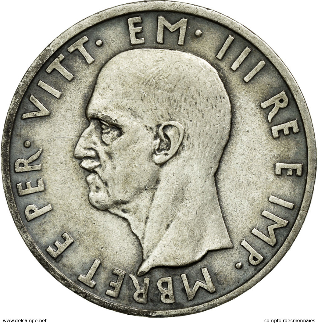 Monnaie, Albania, Vittorio Emanuele III, 5 Lek, 1939, Rome, SUP, Argent, KM:33 - Albanie