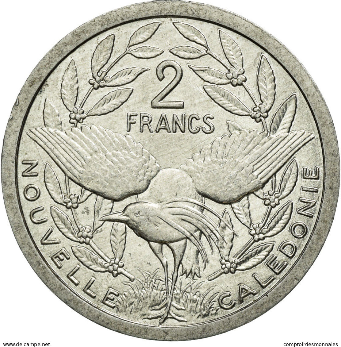 Monnaie, Nouvelle-Calédonie, 2 Francs, 1983, Paris, TTB+, Aluminium, KM:14 - Neu-Kaledonien