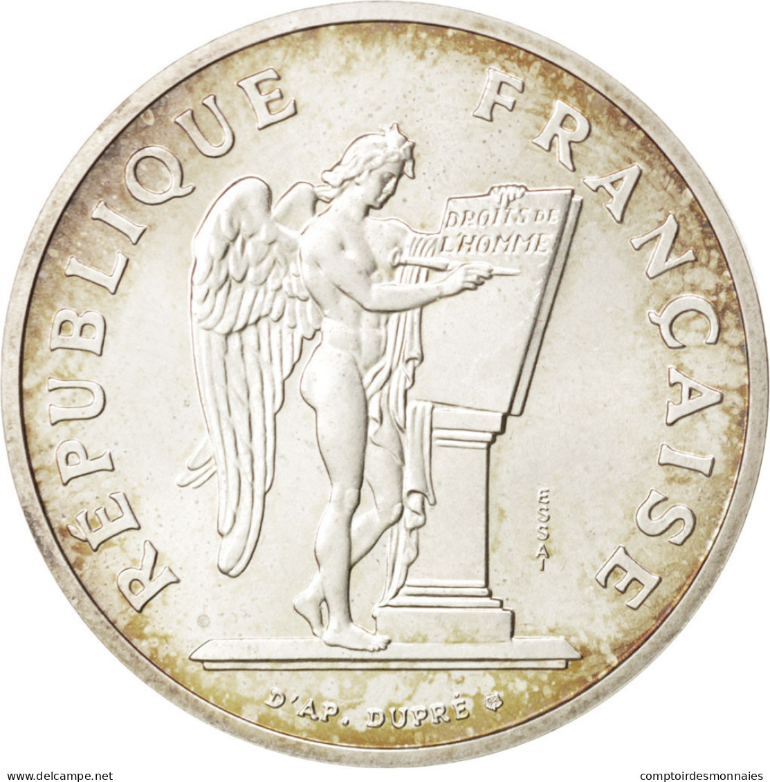 Monnaie, France, 100 Francs, 1989, SPL, Argent, KM:E145, Gadoury:904 - Prova