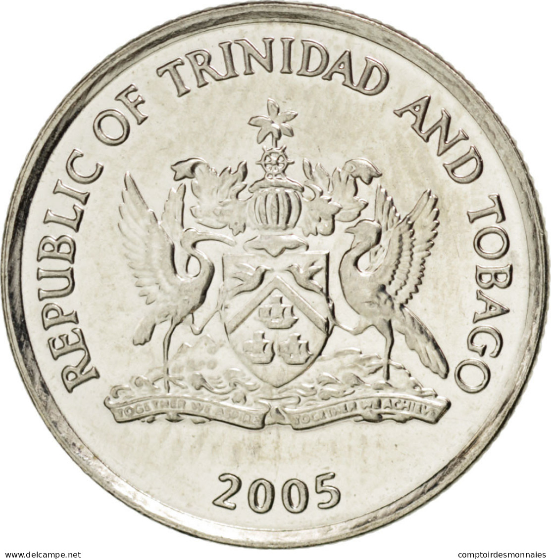 Monnaie, TRINIDAD & TOBAGO, 10 Cents, 2005, SPL, Copper-nickel, KM:31 - Trinité & Tobago