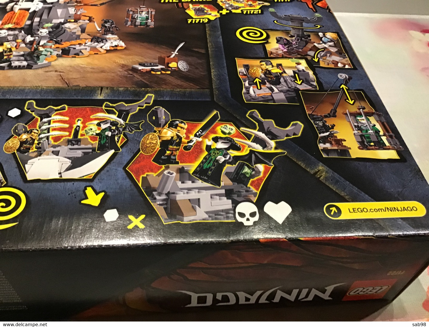 Lego Ninjago Lego 71722 game expérience Donjon Board Le donjon du sorcier