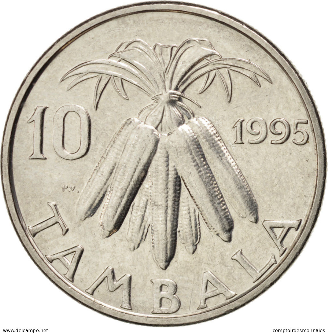 Monnaie, Malawi, 10 Tambala, 1995, SPL, Nickel Plated Steel, KM:27 - Malawi