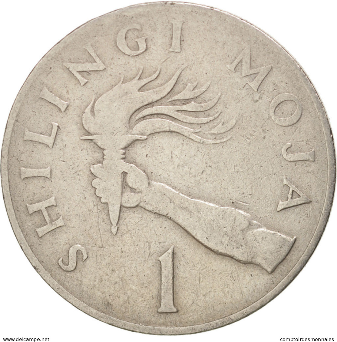 Monnaie, Tanzania, Shilingi, 1966, TB+, Copper-nickel, KM:4 - Tanzanía