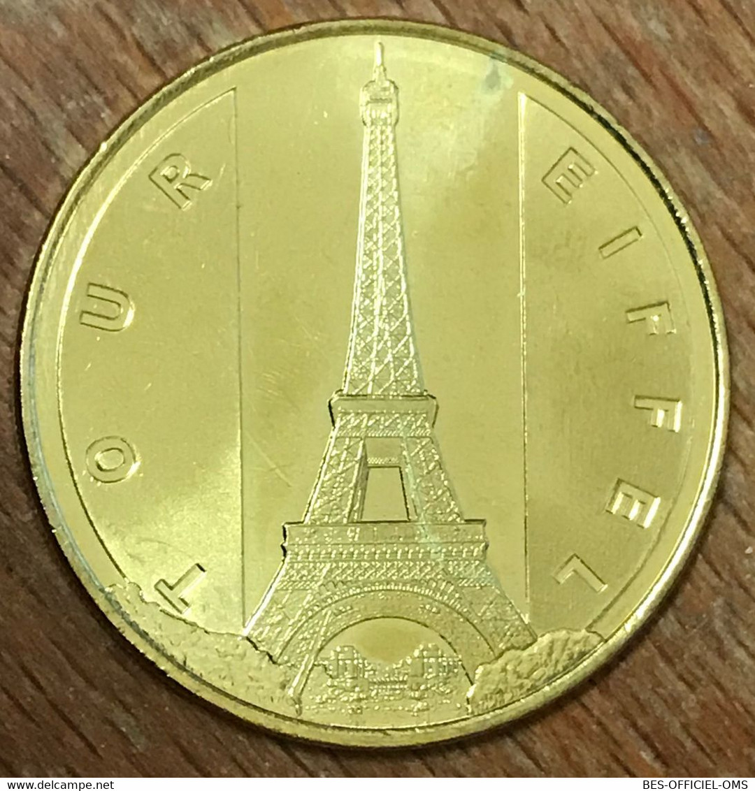 75007 PARIS TOUR EIFFEL 2014 G MDP MÉDAILLE SOUVENIR MONNAIE DE PARIS JETON TOURISTIQUE MEDALS COINS TOKENS - 2014