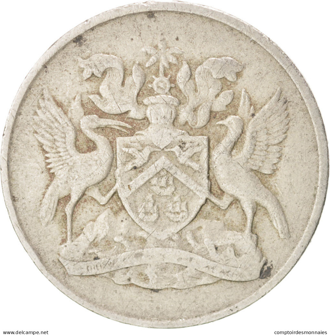 Monnaie, TRINIDAD & TOBAGO, 25 Cents, 1966, TB+, Copper-nickel, KM:4 - Trinidad Y Tobago