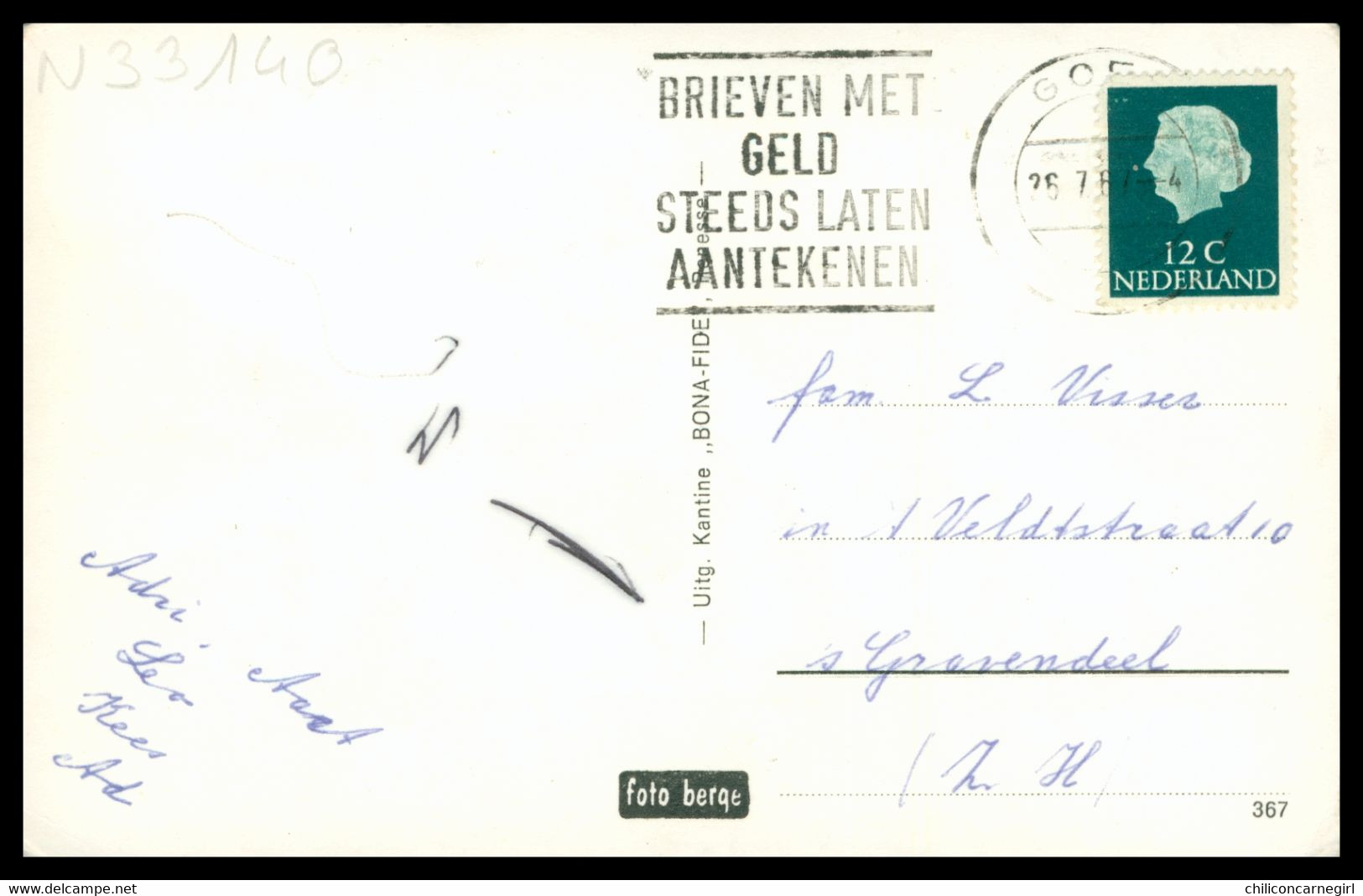 Cp Dentelée - BONA FIDE - RENESSE - Multivues - Animée - Uitg. KANTINE - 1967 - Renesse