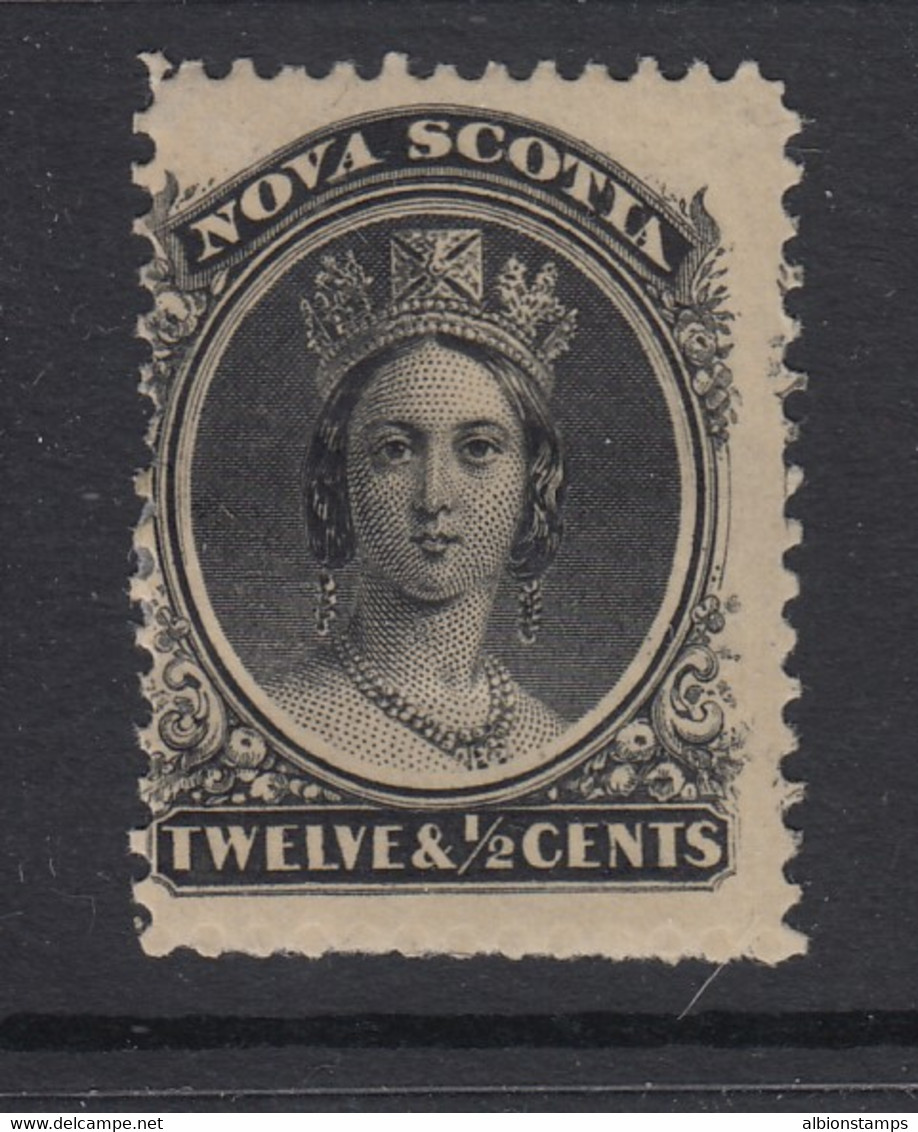 Nova Scotia, Scott 13 (SG 17), MHR - Unused Stamps