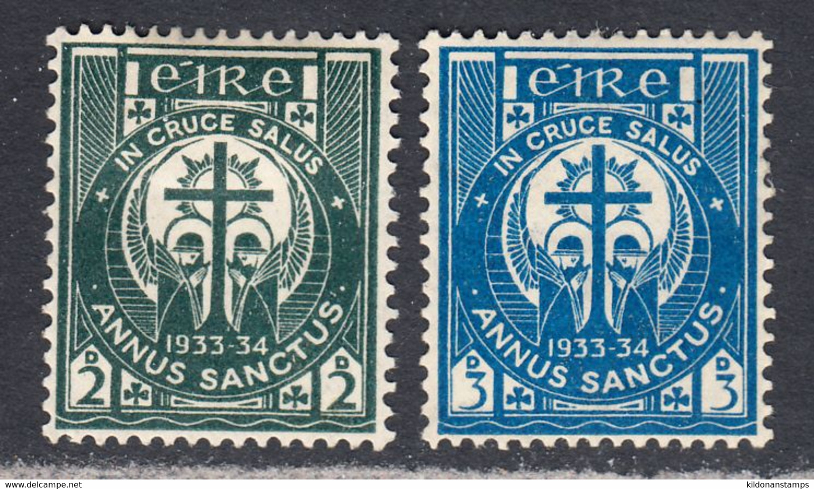 Ireland 1933 Mint Mounted, Sc# ,SG 96-97 - Unused Stamps